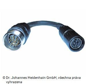 Kabelový adaptér mezi spirálový kabel HR410 a HR 510 Heidenhain