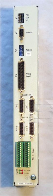 SINUMERIK PERIPHERIE ANALOG DRIVE INTERFACE Siemens