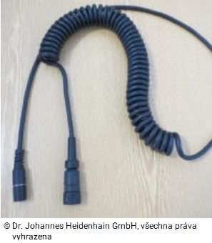 Spirálový kabel k ručnímu kolečku HR 510 Heidenhain